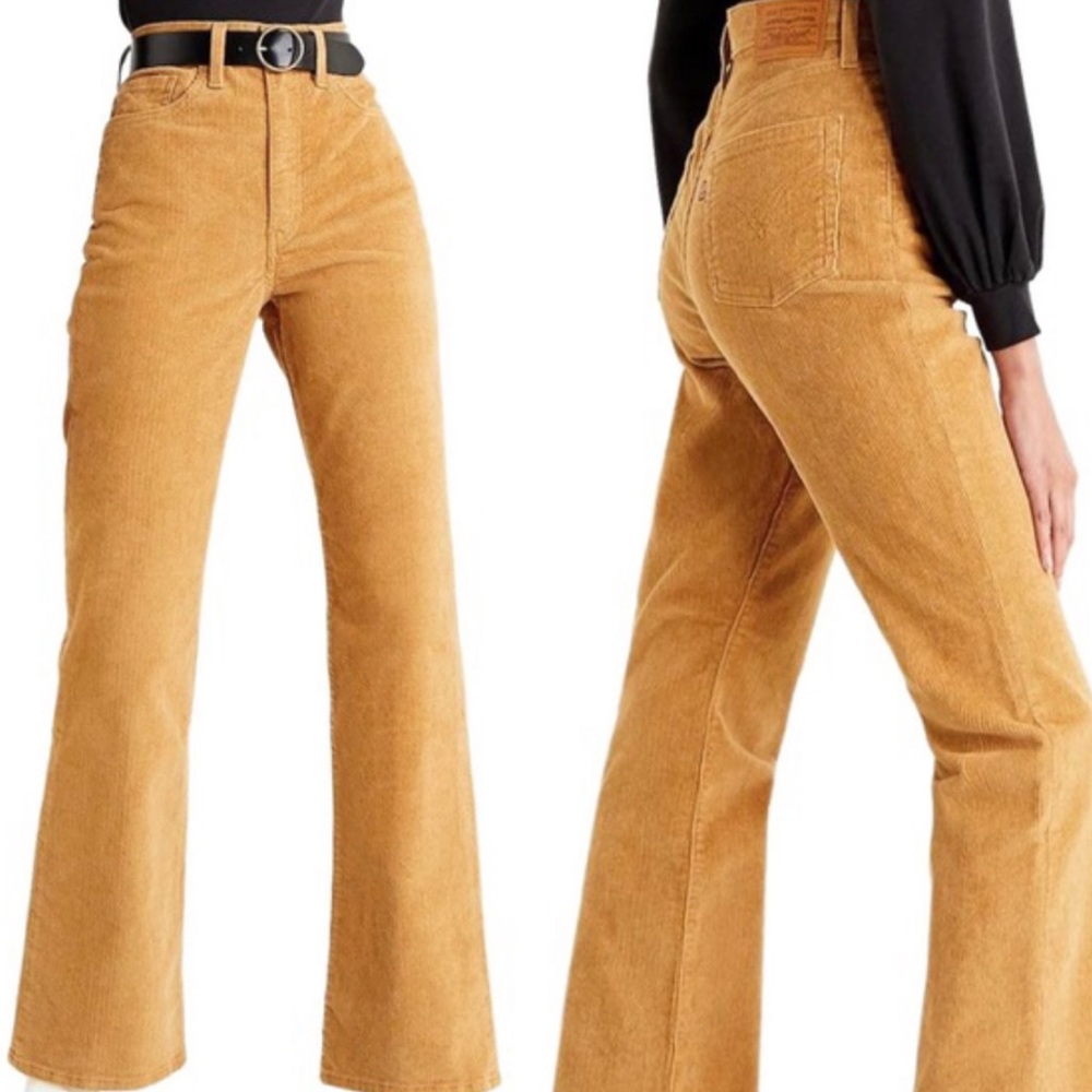 LEVIS high rise boot cut corduroy